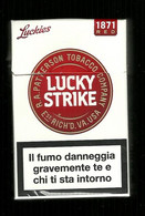 Tabacco Pacchetto Di Sigarette Italia - Lucky Strike RED Da 20 Pezzi - Tobacco - Vuoto - Etuis à Cigarettes Vides