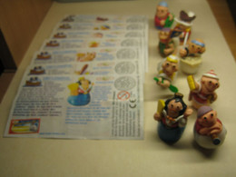 2005 Ferrero - Kinder Surprise - S-1 - S-8 Piramollis - Complete Set + 8 BPZ's - Monoblocchi