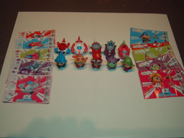 2007 Ferrero - Kinder Surprise -  TT046 - TT055 - Aliens And Astronauts - Complete Set + 10 BPZ's - Monoblocchi