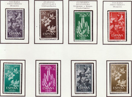 SAHARA ESPAGNOL - Fleurs Et Cactus - Y&T N° 186-194 - 1962 - MNH - Sahara Español