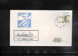 Groenland / Greenland 1992 Ship SAQQIT ITTUK - Storia Postale