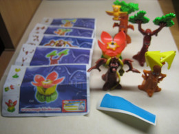 2005 Ferrero - Kinder Surprise - C38, C39, C40, C41 & C42 The Kingdom Of Fun - Nature - Complete Set + 5 BPZ - Monoblocchi