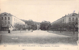 MILITARIA - SAINT MANDRIER - Hôpital Maritime - Vue Générale - ELD - Carte Postale Ancienne - Caserme