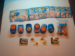 2007 Ferrero - Kinder Surprise - TT069 - TT077 - Spy Gadgets - Complete Set + 7 BPZ's - Monoblocchi