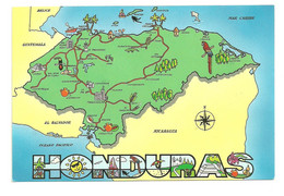 Circulated La Esperanza To Tegucigalpa 2011, Bird , Spain And Hurricane Stamps - Honduras