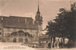 Fribourg Hôtel De Ville Et Tilleul De Morat - Murten
