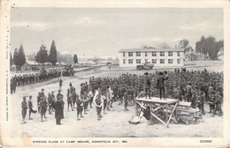 MILITARIA - Singing Class At Camp Meade - Annapolis JCT Md  - Carte Postale Ancienne - Barracks