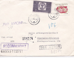 From Romania To Germany, 1961 - Cartas & Documentos