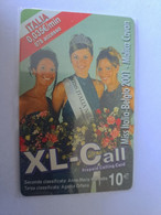 BELGIUM PHONE  XL-CALL  € 10,- /  CARDS   MISS ITALIA/BELGIE / USED  CARD  ** 12067 ** - Without Chip