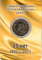 Transnistria - 25 Roubles 2017 (25 Years To The Transnistrian Republican Bank - Coincard) - Moldavia