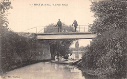 Esbly          77           Le Pont Rouge        (voir Scan) - Esbly