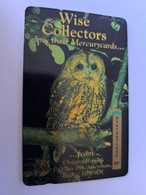 GREAT BRITAIN  GPT CARD  50 PENCE WISE COLLECTORS/ 20MERA / OWL/ BIRD    MINT       ** 12070** - Mercury Communications & Paytelco