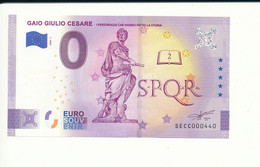 Billet Touristique 0 Euro - GAIO GIULIO CESARE I PERSONAGGI CHE HANNO FATTO LA STORIA - SECC- 2020-1 - ANNIV - N° 440 - Autres & Non Classés