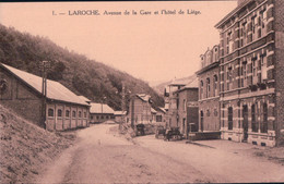 Laroche Avenue De La Gare Et L'hotel De Liége - La-Roche-en-Ardenne