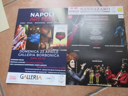 NAPOLI Art Festival Galleria Borbonica 23 Aprile  Il Grande Circo Degli Incornati - Programmes