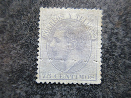 ESPAGNE N°195 75c Violet Pâle NEUF(*) - Nuevos