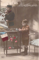 MILITARIA - Patriotique - Ah Si J'étais Grand - Un Petit Garçon Joue à La Guerre - Carte Postale Ancienne - Heimat