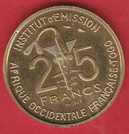 N° 20 MONNAIE ESSAI COLONIE FRANCAISE , TOGO 25 FRANCS 1957 SUPERBE À FLEUR DE COIN - Probedrucke