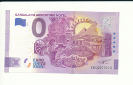 Billet Touristique 0 Euro - GARDALAND ADVENTURE HOTEL - SECE- 2020-2 - ANNIV - N° 9270 - Autres & Non Classés