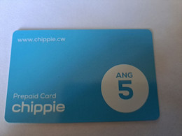 ANTILLES NETHERLANDS/ UTS   CHIPPIE BLEU CARD   Prepaid  $5 , -         Fine Used Card  **12090** - Antilles (Netherlands)