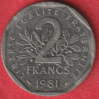 MONNAIE 2 FRANCS SEMEUSE 1979-1980-1981-1982- 1994-2000 - 2 Francs