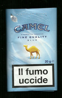 Busta Di Tabacco (Vuota) - Camel Blu 20g - Etiquettes