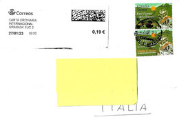 SPAGNA ESPANA - 2023 GRANADA - Lettera Viaggiata Per Italia Con 2 Francobolli (San Vicente De La Barquera) - 10363 - Storia Postale
