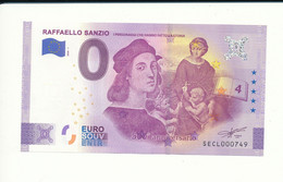 Billet Touristique 0 Euro - RAFFAELLO SANZIO I PERSONAGGI CHE HANNO FATTO LA STORIA - SECL- 2020-1 - N° 749 - Autres & Non Classés