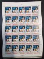 RUSSIA MNH (**) 1979 Space Flight Of "Soyuz-27"  Mi 4854 - Fogli Completi