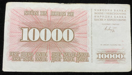 Bosnia, 10 000 Dinara 1993, Pick 17b - Bosnie-Herzegovine