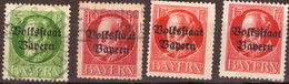 Baviera Bayern 1919 Elezione 4v (o) Vedere Scansione - Andere & Zonder Classificatie