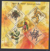 Inde BF N° 67  XX Flore : Epices De L'Inde, Le Bloc Sans Charnière, TB - Blocks & Sheetlets