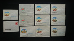 11 USSR LATVIAN AND LITHUANIAN SSR THEMES DULCIMER RIGA CHURCH UNUSED COVERS ILLUSTRATED ENVELOPES - Vrac (max 999 Timbres)