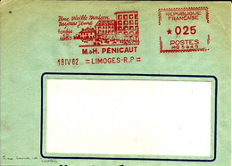 Lettre  EMA Havas Mg 1962 La Maison M&H  Penicaut   Metiers Commerce 87 Limoges  B/1159 - Autres & Non Classés