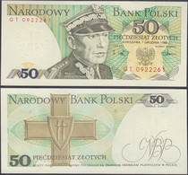 POLAND - 50 Zlotych 1988 P# 142c Europe Banknote - Edelweiss Coins - Pologne