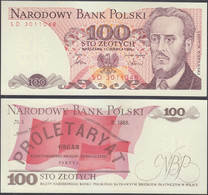 POLAND - 100 Zlotych 1986 P# 143e Europe Banknote - Edelweiss Coins - Pologne