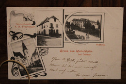 AK 1902 Cpa Gruss Aus Gruß Wettolsheim Deutsches Reich Litho Elsass - Other & Unclassified