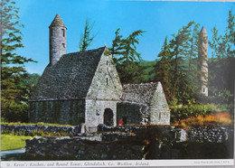 Carte Postale : Irlande : St. Kevin's Kitchen, And Round Tower, GLENDALOCH - Wicklow