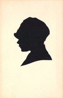Silhouette - Femme De Profil - Découpage - Carte Postale Ancienne - Silhouetkaarten