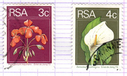 RSA+ Südafrika 1974 Mi 449-50 Blüten - Oblitérés