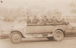 CPA-PHOTO Carte-Photo (65) CAUTERETS GAVARNIE Automobile Voiture Véhicule Transportation Taxi Mini-autocar - Taxis & Fiacres