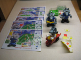 2005 Ferrero - Kinder Surprise - S59, S60, S61, S62 & S63 Magic Sport - Toys - Complete Set + 5 BPZ - Monoblocchi