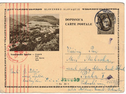 Trencianske  Teplice 1943 - Ansichtskarten