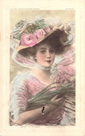 Fantaisies - Illustrateur - Madchenkopf - Tête D'étude - Edit. A. De Paszthory - Colorisé - Carte Postale Ancienne - Women