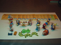 2006 Ferrero - Kinder Surprise - 2S-91 - 2S-102  Monkeys Karate - Complete Set + 12 BPZ's - Monoblocchi