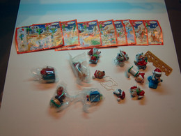 2007 Ferrero - Kinder Surprise -  TT098 - TT105 - Christmas Time - Complete Set + 8 BPZ's - Monoblocchi