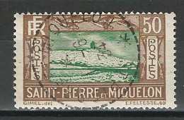 SPM Yv. 147, Mi 144 O - Used Stamps