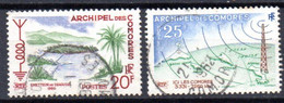 Comores: Yvert N° 17/18 - Used Stamps