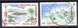 Comores: Yvert N° 17/18 - Used Stamps