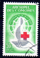 Comores: Yvert N° 27; Croix Rouge - Gebruikt